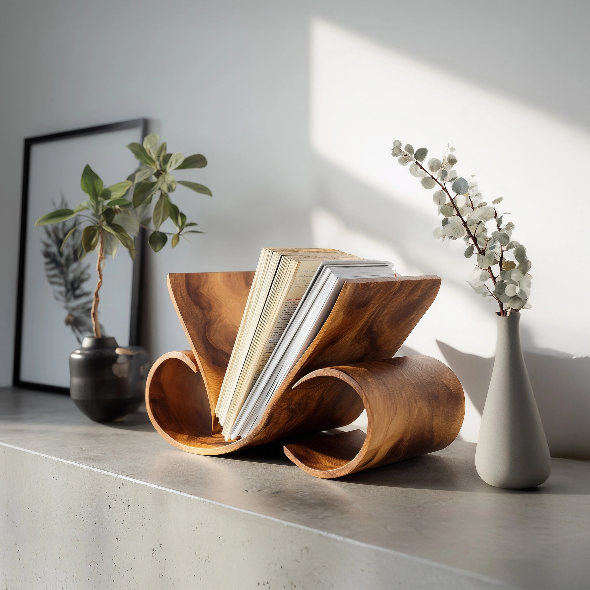 Arcleaf Wooden Book Stand - Image 2