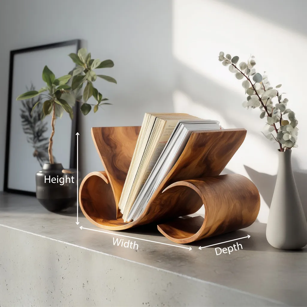 Arcleaf Wooden Book Stand - Image 5