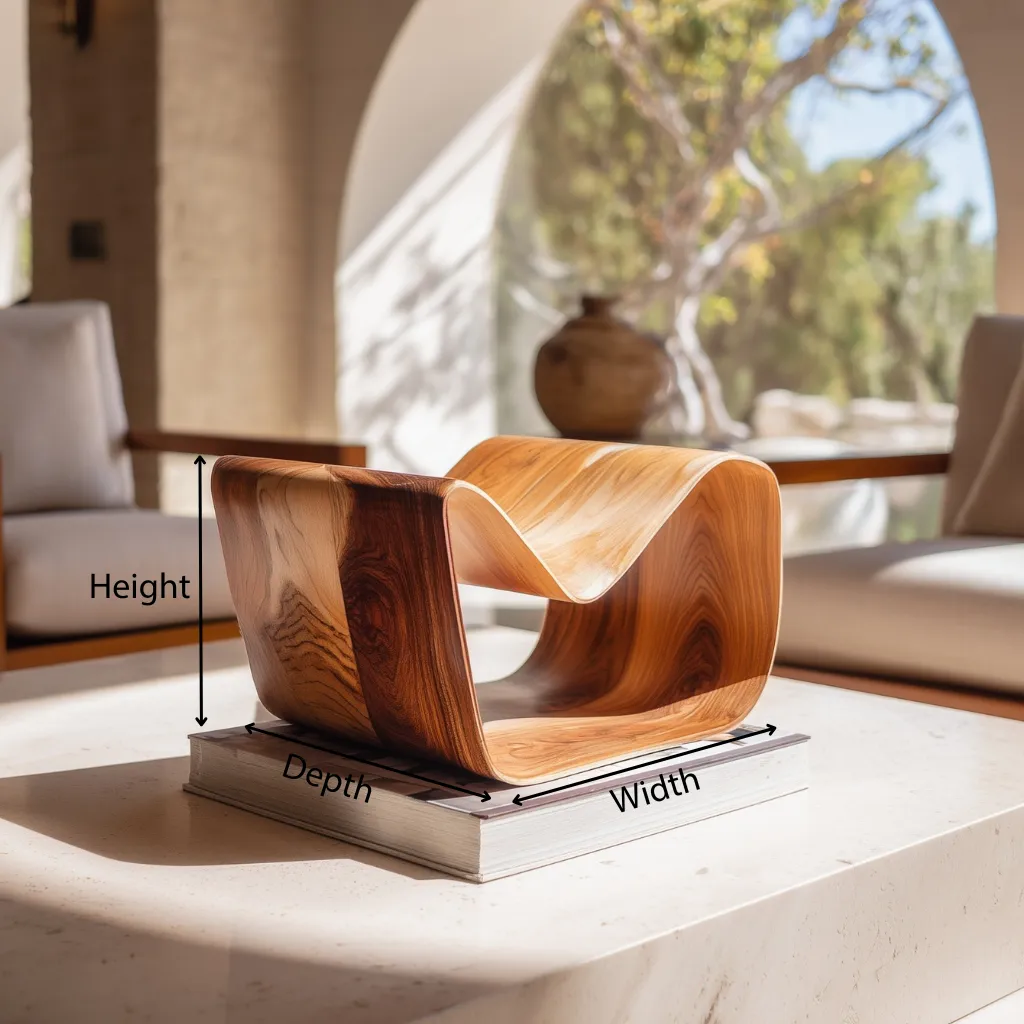 Flowform Wooden Reading Stand - Image 5